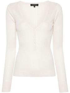 Топ тонкой вязки Barbara Bui, нейтральный цвет