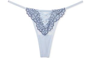 DREAM ANGELS Бохо Цветочные Стринги/Трусы Женские 1 Штука Синий Victoria's Secret