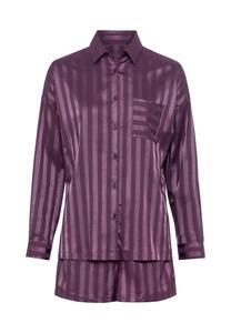 Пижама LSCN by LASCANA Short Pajama Set, темно-фиолетовый