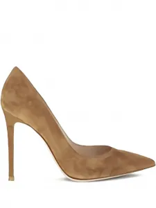 Туфли 105mm Court pumps Gianvito Rossi, коричневый