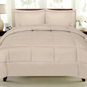 Роскошное одеяло и комплект постельного белья Sweethome Collection из 7 предметов Sweet Home Collection, цвет Cream