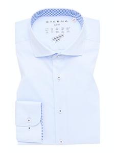 Рубашка с длинным рукавом Eterna, голубой