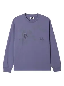 Толстовка с графичным принтом Izzue, фиолетовый
