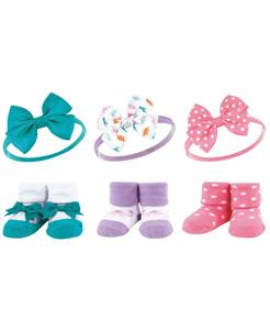 Прекрасный подарочный набор: повязка на голову и носки Hudson Baby, Dinosaurs