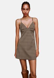 Платье Bershka Day dress, Dark Brown