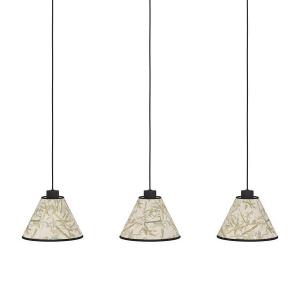 Подвесной светильник Eglo Oxpark, смешанная ткань/сталь - количество языков пламени: 3