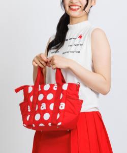 Сумка-тележка в горошек