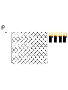 STAR Trading Светодиодная сетка «Шиго», теплый белый свет, для улицы, 2х2 м