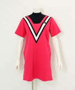 Платье в рубчик в университетском стиле Archivio, цвет Pink(025)