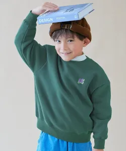 Толстовка Souffle с вышивкой в одну точку и подкладкой из мягкого флиса, верхняя часть толстовки, осень-зима 2025 Devirock, цвет 011-90S-D Green