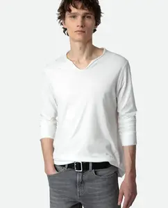 Tunisien Monastir мужская футболка с длинным рукавом Zadig & Voltaire, белый