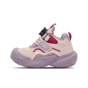 Противоскользящая теплая детская обувь для отдыха на природе ASK, розовый/фиолетовый