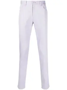 Джинсы Memory Of узкого кроя MAISON MARGIELA, фиолетовый