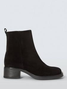 Повседневные ботинки Salcombe Suede до щиколотки John Lewis, Black