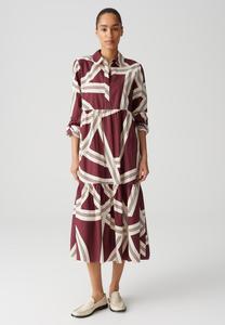 Платье OPUS MIDI A-LINE PRINT, Cassis/Red