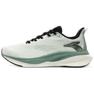 361° Кроссовки для бега с низким верхом, дышащие, противоскользящие и износостойкие, унисекс, серо-зеленые