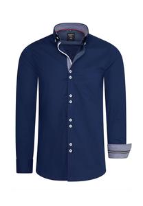 Рубашка с длинными рукавами и необычными двойными пуговицами RUSTY NEAL, цвет Marine