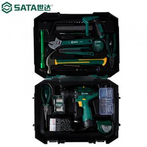 SATA, 88 предметов, набор бытовых электрических инструментов, многофункциональный набор электрических дрелей для ежедневного обслуживания, литиевая электрическая ручная дрель 05152A