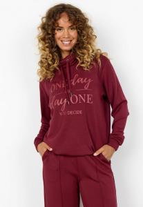 Худи Soyaconcept Hoodie, Dark Red/Dark Red