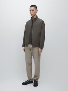 Куртка из эластичной ткани с двухсторонним растяжением Massimo Dutti, green