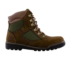 Ботинки подростковые Timberland 6 Inch Field, коричневый / зеленый