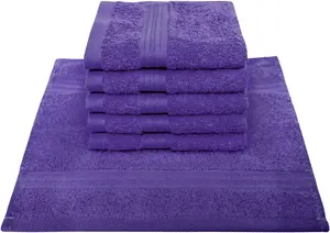 Мыльное полотенце Dyckhoff "Сиена", (набор, 6 шт., 6 мыльных полотенец), с каймой 30х30 см (6 шт.), цвет ultraviolett