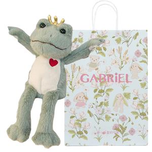 Плюшевая игрушка милый лягушонок динозавр крокодил 45см высота GABRIEL