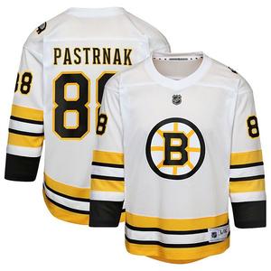 Джерси Boston Bruins домашняя реплика игрока David Pastrnak белая Outerstuff