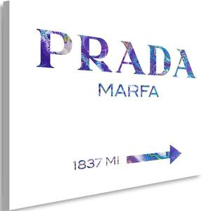 Картина на холсте Feeby Prada Marfa Lila, фиолетовый