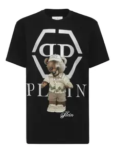 Футболка Teddy Bear с кристаллами Philipp Plein, черный