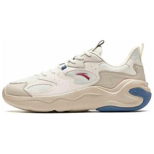 ANTA Нескользящие износостойкие низкие повседневные туфли мужские, белые, бежево-синие