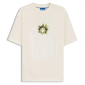 Футболка HUGO Nylix 10272987 01, бежевый