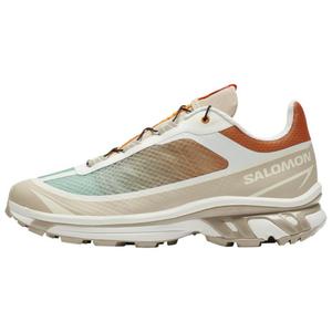 Кроссовки SALOMON XT 6 FT дышащие низкие унисекс бело-коричневые, цвет Pepper White/Vanilla/Orange Sauce