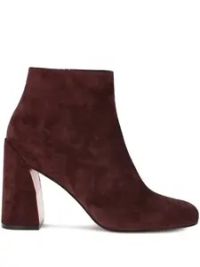 Ботильоны Jane 85 с молнией Christian Louboutin, красный