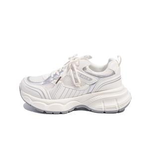 Абразивостойкие дышащие амортизирующие кроссовки low top chunky женские RENBEN, Ecru