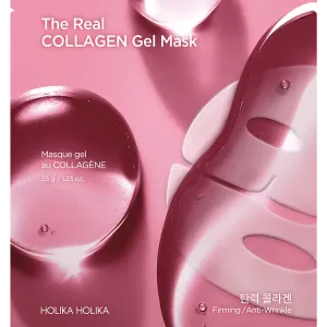 Гидрогелевая ночная маска, повышающая эластичность, 35 г Holika Holika The real gel mask collagen