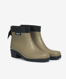 Водонепроницаемые, водоотталкивающие резиновые сапоги Milica Botillon на каблуке