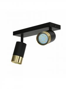 Licht-Erlebnisse Прожектор (Ш)25 x (Д)7,4 x (В)16 см в черно-золотом цвете