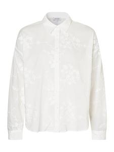 More & More Вышитая блузка-рубашка кремового цвета