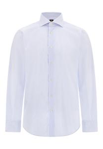 Boggi Milano Рубашка для делового стиля Regular fit в светло-голубом цвете