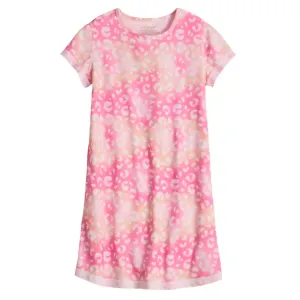 Адаптивная ночная рубашка для девочек 4-12 лет Cuddl Duds, цвет cheetah