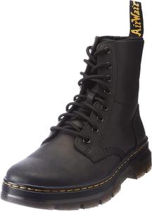 Dr. Martens unisex-adult кожаные ботинки Combs, Black Wyoming