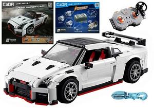 Lean Toys, спортивный автомобиль из радиоуправляемых блоков, с дистанционным управлением, 1322 элемента.