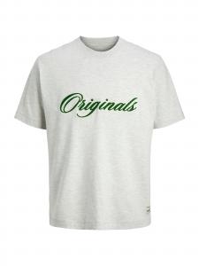 JACK & JONES Футболка 'JORNANTUCKET' в белом, крапчатом белом цвете