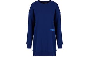 EMPORIO ARMANI Женское платье с длинными рукавами синего цвета