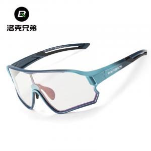 Детские велосипедные очки Locke Brothers меняющие цвет, синий/фиолетовый