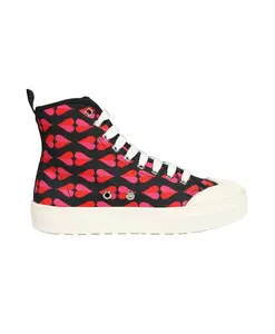 Тканевые высокие кроссовки Weekend Max Mara, мультиколор