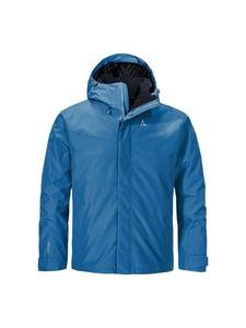 Комбинированная куртка синего цвета Schöffel