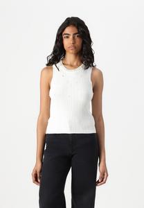 Топ ONLMEG PEARL O NECK ONLY, кремовый