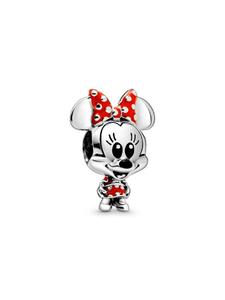 Шарм Pandora Disney Minnie Mouse Dotted Dress & Bow Charm, стерлинговое серебро